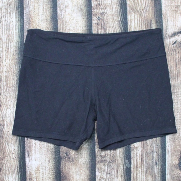 Lululemon Black Spandex Shorts Size 10